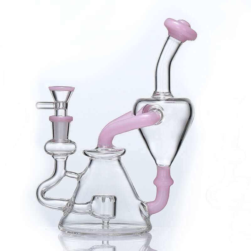 Soul Glass Recycler 8″ Bong / Dab Rig avec Quartz Banger 4mm