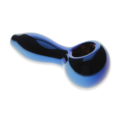 Pipe cuillère métallisée irisée 4"