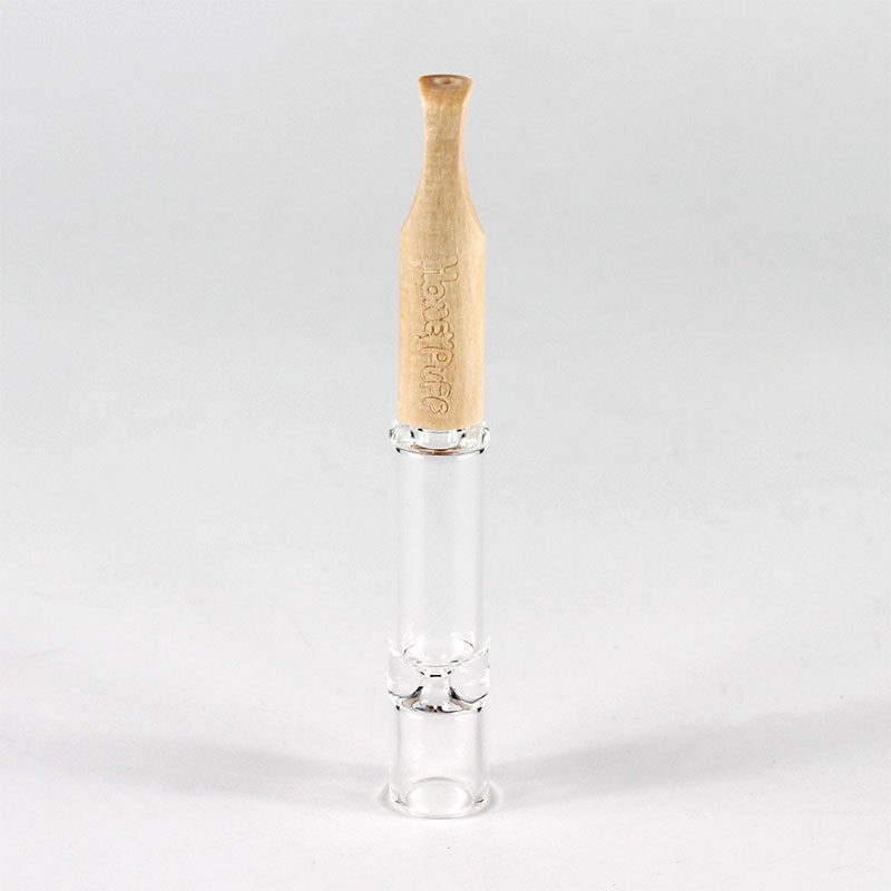 One Hitter Glass W/ Bamboo Tip