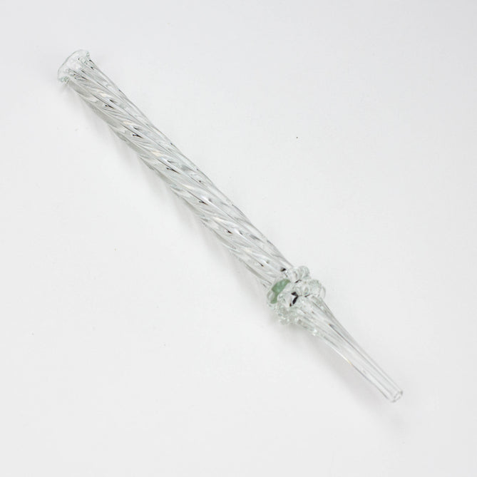 6" Glass Dab Straw shatter/huile/colophane