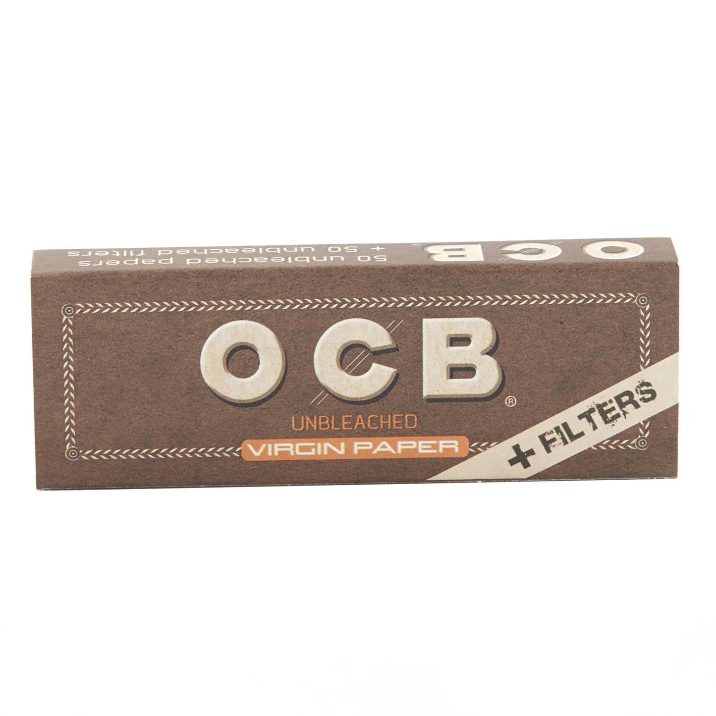 OCB Virgin Unbleached 1 1/4 Rolling Papers + Filters