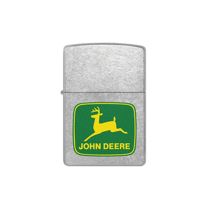 Zippo Lighter - John Deere Moss Green Logo Design
