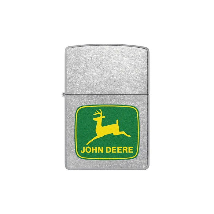 Zippo Lighter - John Deere Moss Green Logo Design