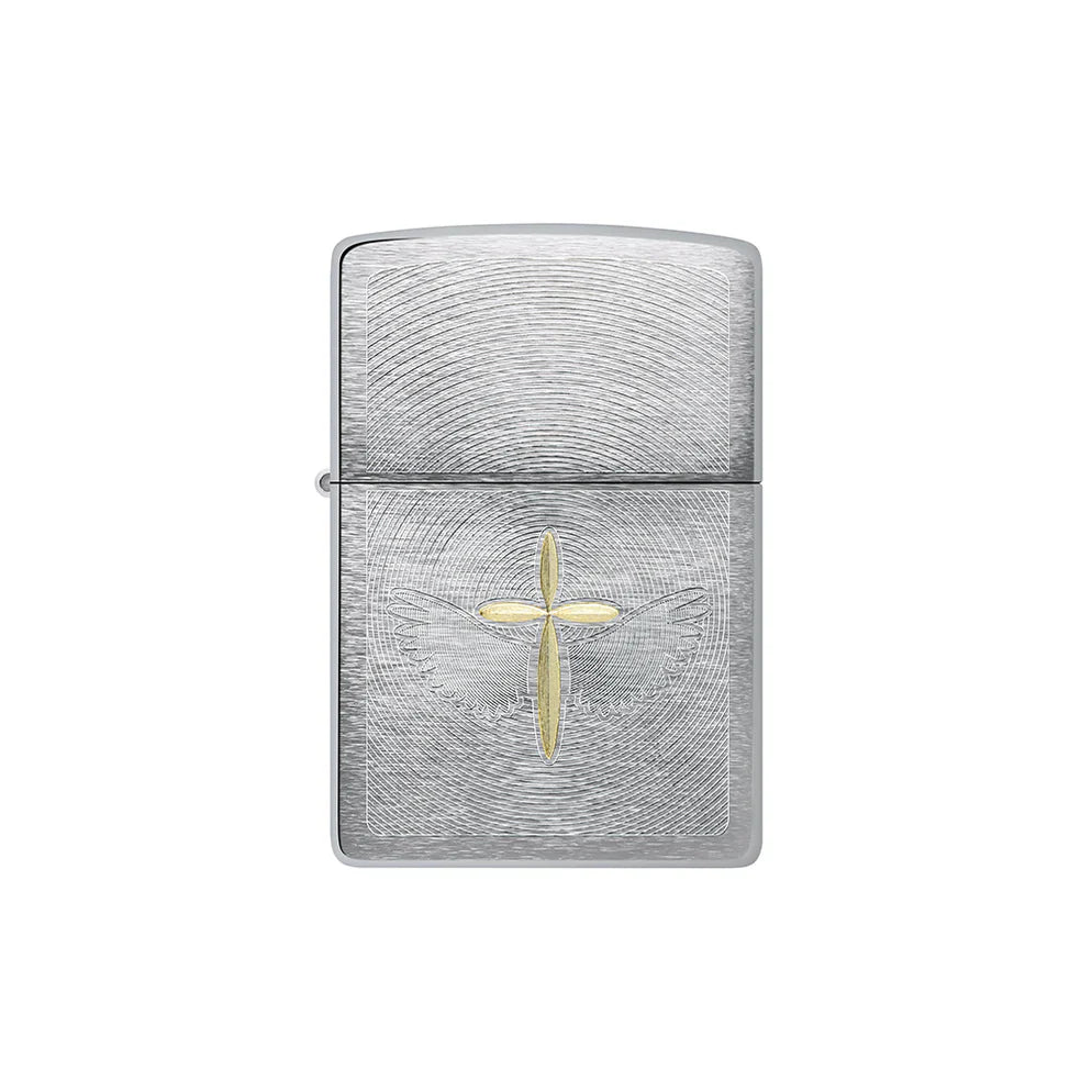 Zippo Lighter - Spiritual Cross Angel Aura