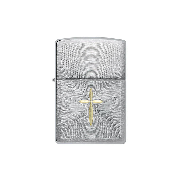 Zippo Lighter - Spiritual Cross Angel Aura