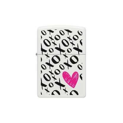 Zippo Lighter - Hugs and Kisses XO Heart