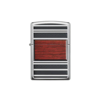 Zippo Lighter - Wood Emblem with Pipe Insert