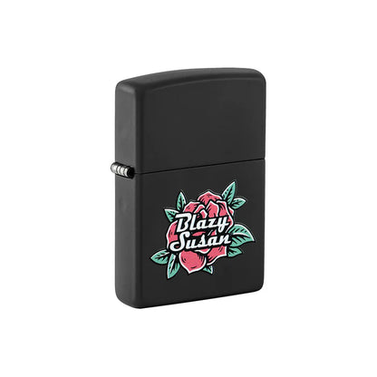 Zippo Lighter - Blazy Susan Rose Design