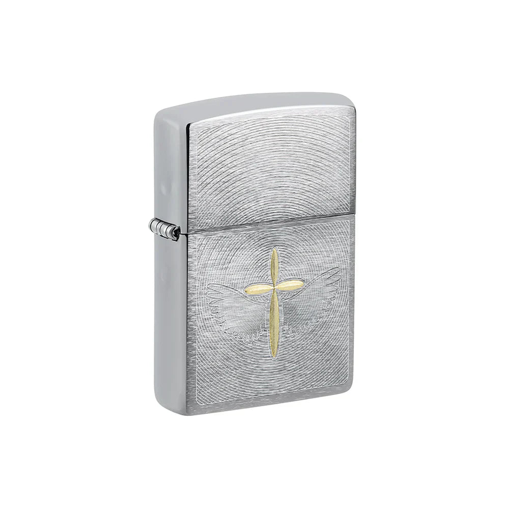 Zippo Lighter - Spiritual Cross Angel Aura