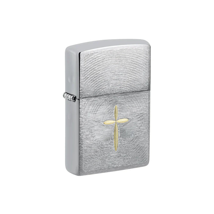 Zippo Lighter - Spiritual Cross Angel Aura