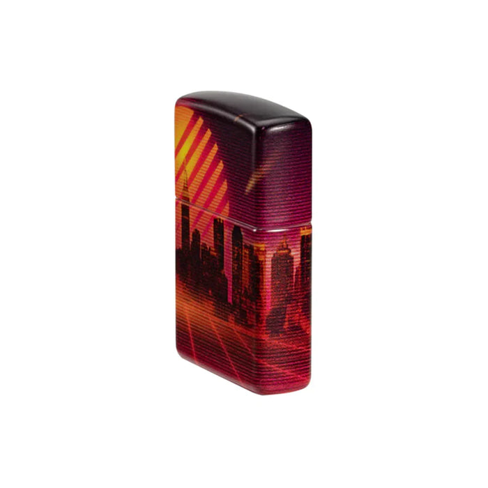 Zippo Lighter - Cyber City Design