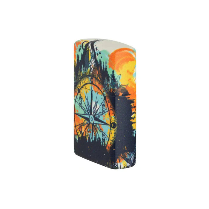 Zippo Lighter - Compass Design