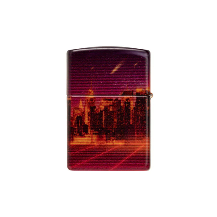 Zippo Lighter - Cyber City Design