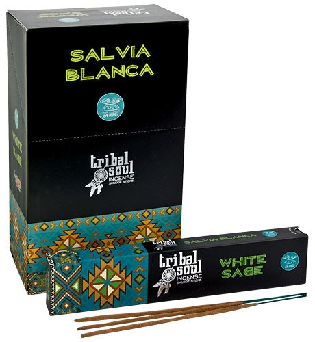 Tribal Soul - White Sage Incense Sticks - 15g