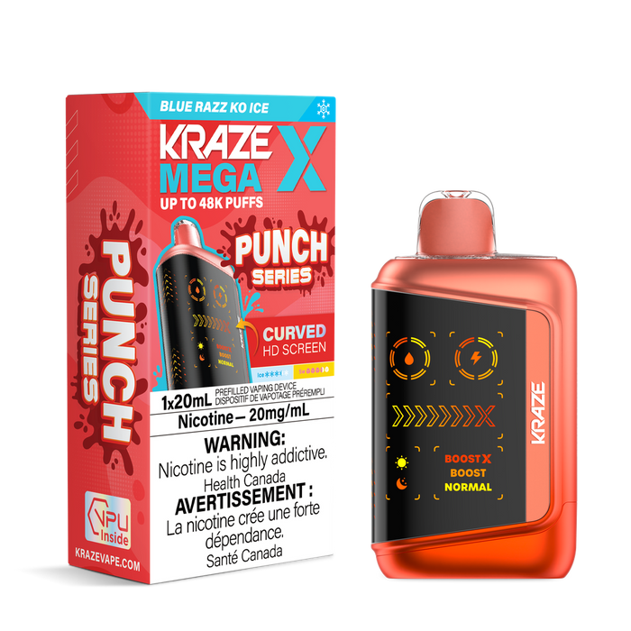 Kraze Mega X Rechargeable Disposable Vape 20mL