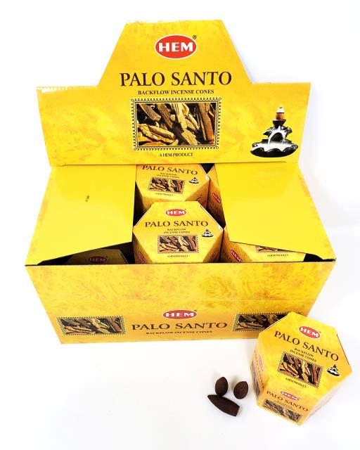 HEM Backflow Cones - Palo Santo Backflow Incense 40 Cones