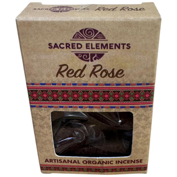 Sacred Elements - Red Rose Organic 5 Incense Cones