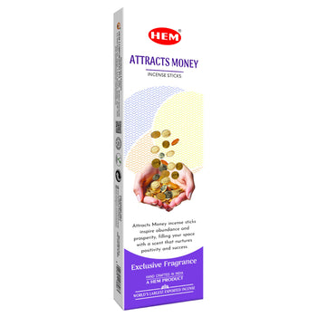 HEM Attracts Money White Series - 20 Sticks