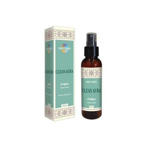 Sacred Elements - 100ml Clean Aura (Purifying) Room Spray - Canvape.com