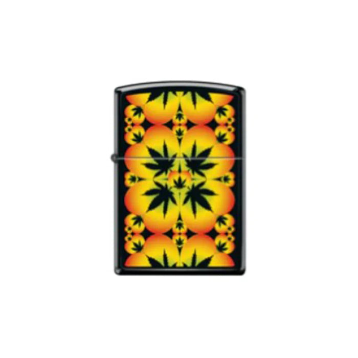 Zippo Lighter - Cannabis Pattern Mystic