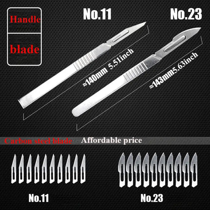 42pcs Carbon Steel Industrial Carving Knife Set