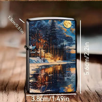 SHMMELZ Winter Landscape Artistic Refillable Lighter Shell
