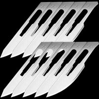 10pcs Carbon Steel No. 24 Special Sharp Blade