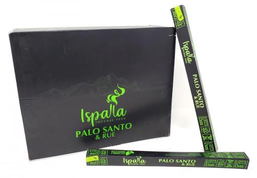 Ispalla - Organic Palo Santo Rue "Fortune" Incense Sticks 10-Pack (9″)