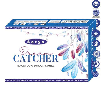 Satya Backflow Cones - Dream Catcher Backflow Dhoop Incense 10 Cones