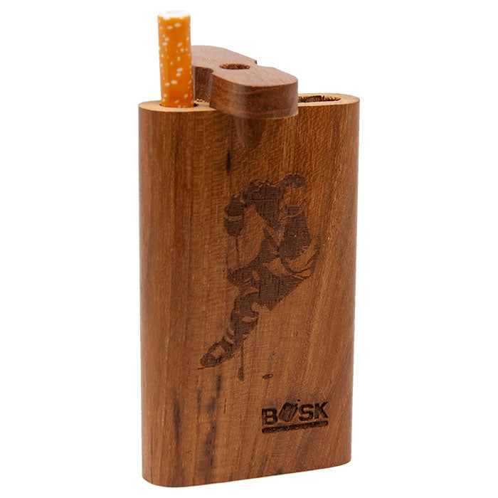 4" Engraved Wooden Dugout