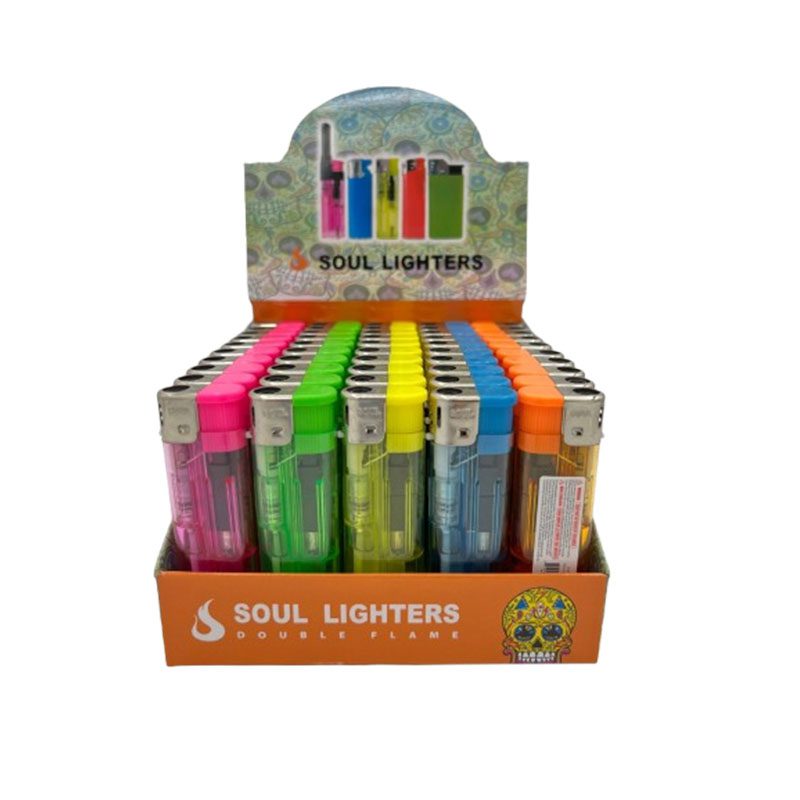 Soul - Clear Double Flame Lighter
