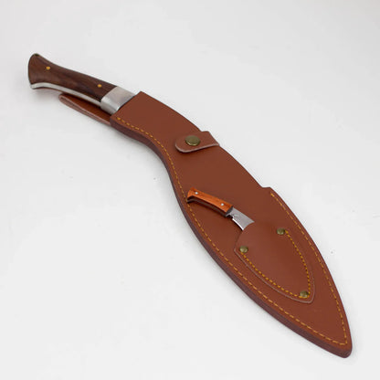 19.5" Full Tang Kukri w/ Blade & Mahogany Handle