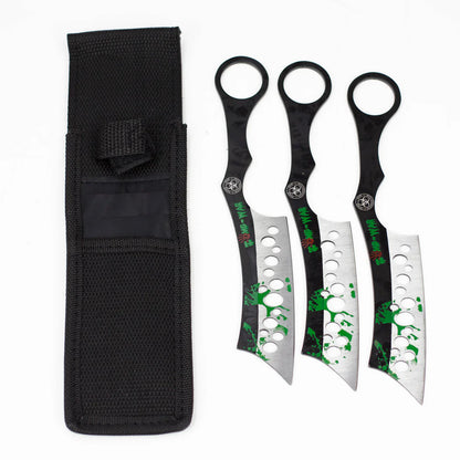 7.5" Zombie-War Throwing Knives w/ Sheath