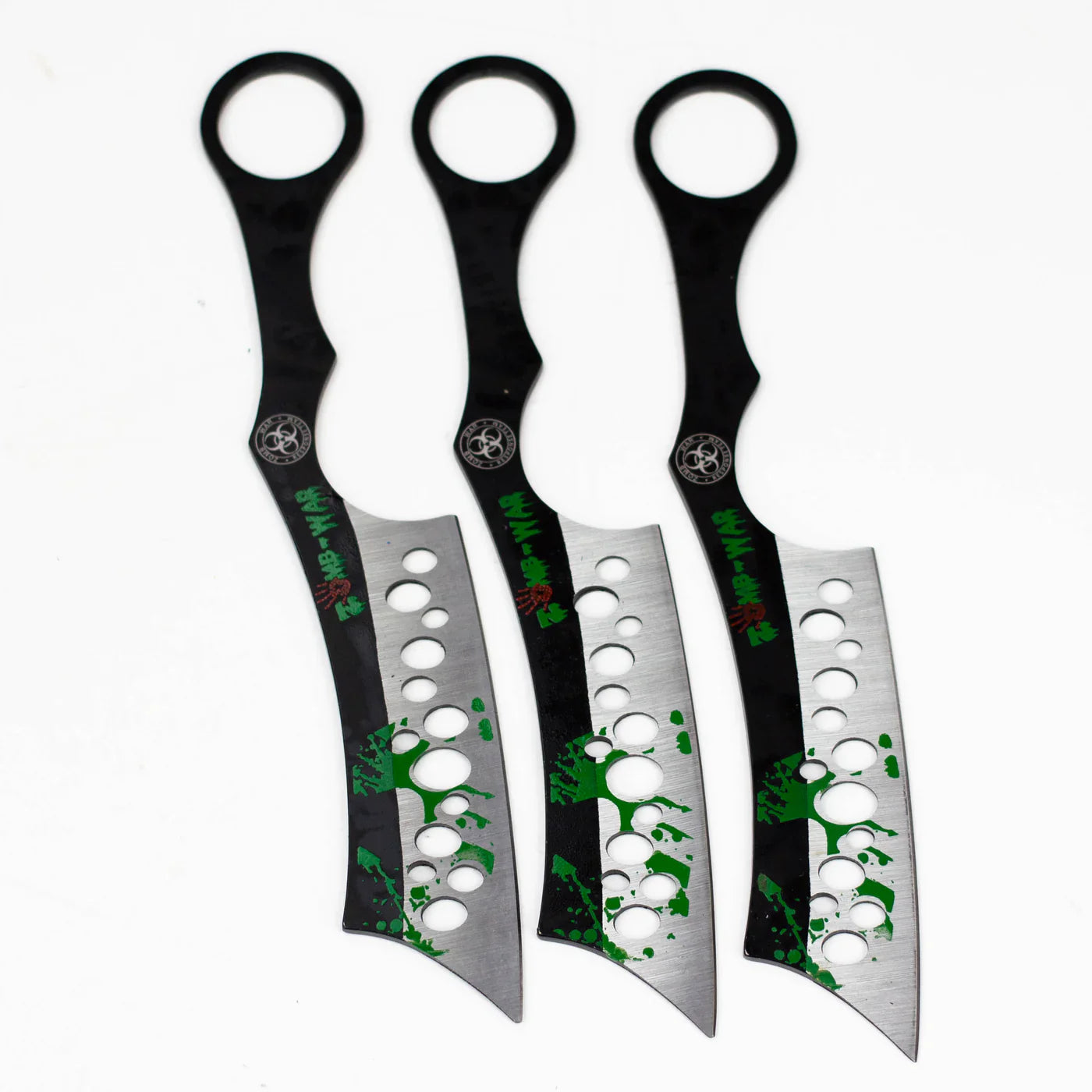 7.5" Zombie-War Throwing Knives w/ Sheath
