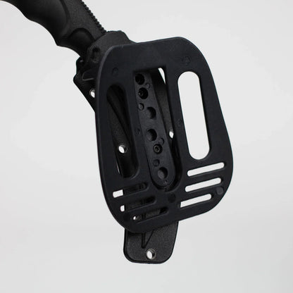 S-TEC - 8" Black Boot Skinner Knife w/ Sheath