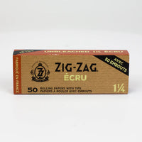Zig Zag Unbleached 1 1/4 Paper and Unbleached Tips (50 Pack)
