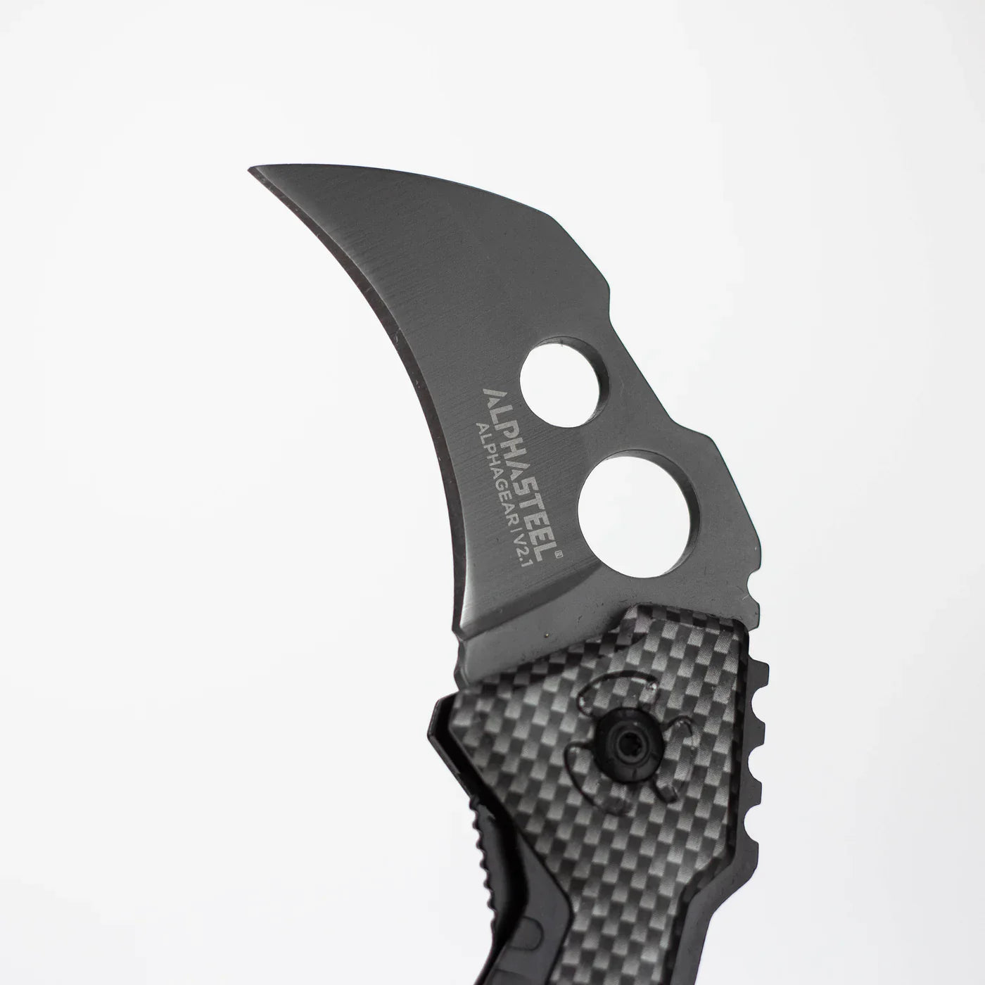 ALPHASTEEL - 7" Folding Pocket Knife - Void