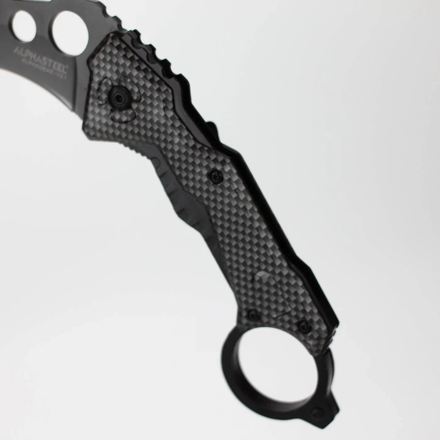 ALPHASTEEL - 7" Folding Pocket Knife - Void