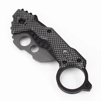 ALPHASTEEL - 7" Folding Pocket Knife - Void