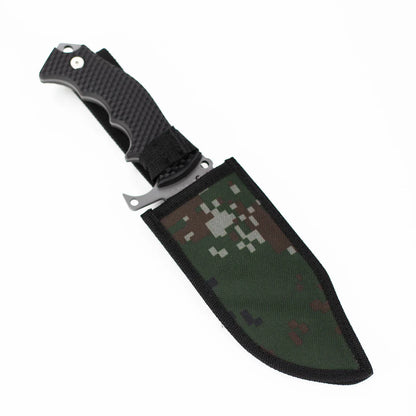 ALPHASTEEL - 11" Full Tang Fixed Blade Hunting Knife