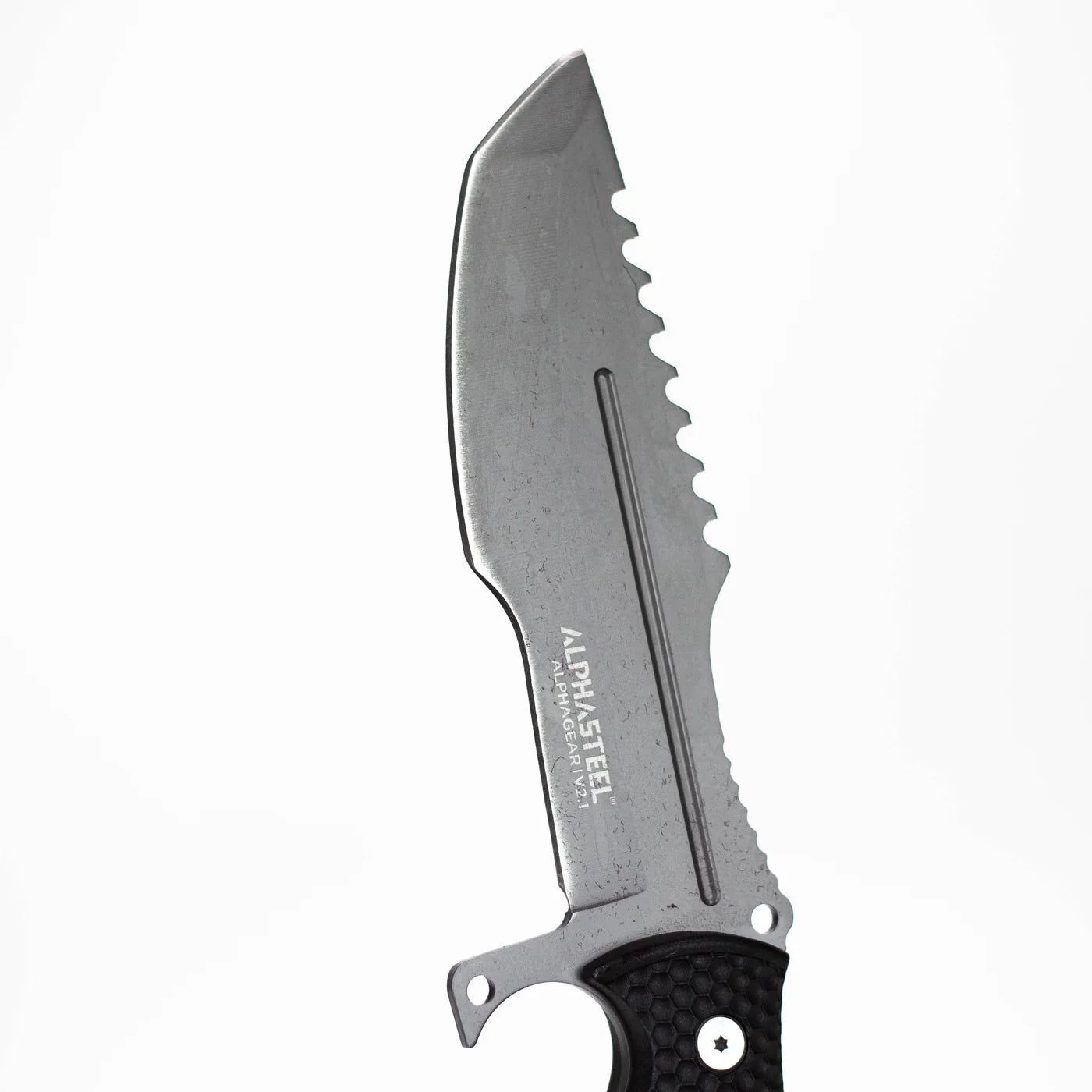 ALPHASTEEL - 11" Full Tang Fixed Blade Hunting Knife