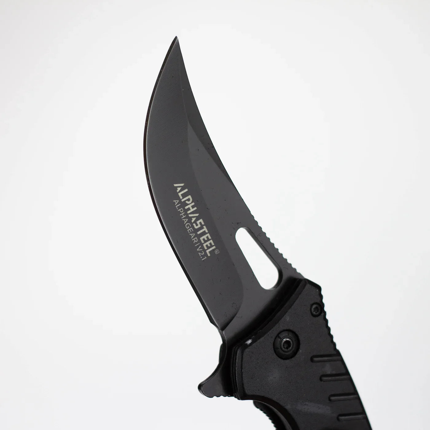 ALPHASTEEL - 8.5" Folding Pocket Knife - Grimblade