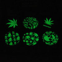 Glow In the Dark Grinder en 4 parties 63MM