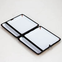 Étui à cigarettes en cuir et métal