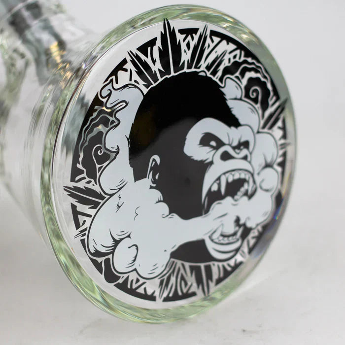 WENEED - 12" 7mm Decal Art Piece Glass Bong