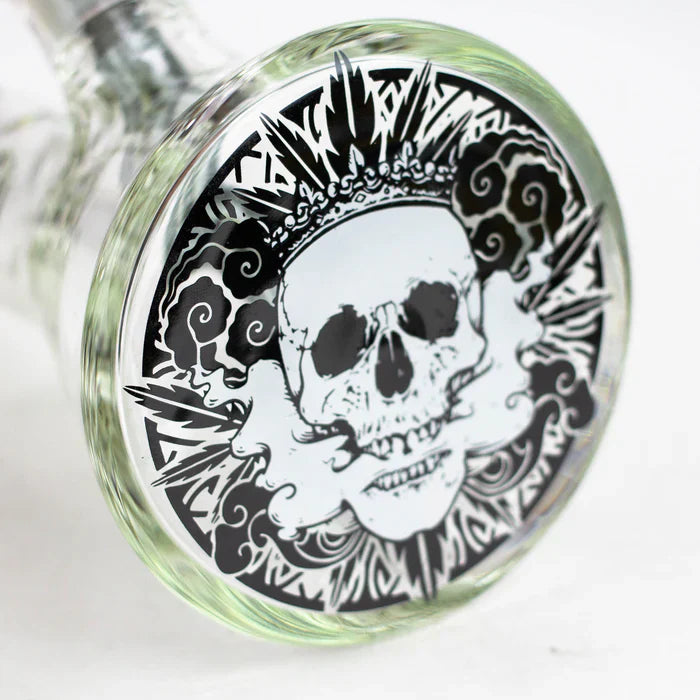 WENEED - 12" 7mm Decal Art Piece Glass Bong