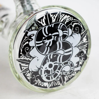WENEED - 12" 7mm Decal Art Piece Glass Bong