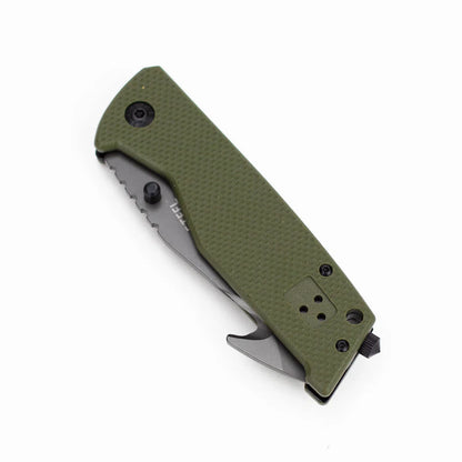 ALPHASTEEL - 8" Hunting Knife - Green Fold
