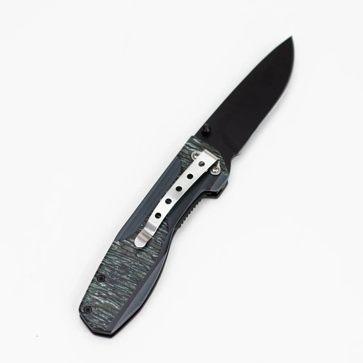 ALPHASTEEL - 8" Hunting Knife - Camo Fold