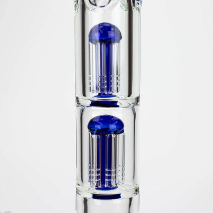 Genie 24" Dual 6 Arms 9mm Glass Water Beaker Bong